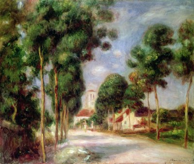 Vejen til Essoyes, 1901 af Pierre Auguste Renoir